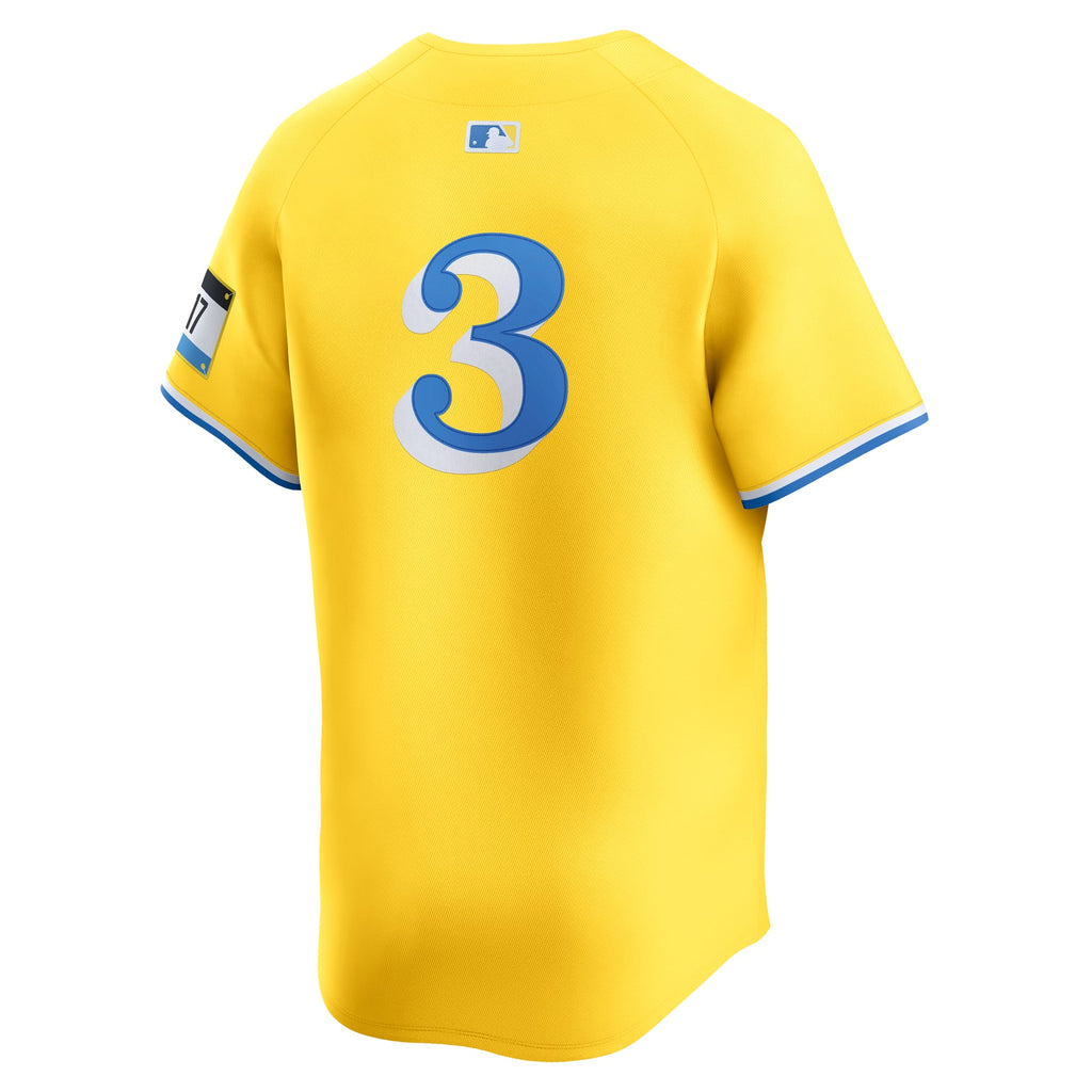 Men's Boston Red Sox Ceddanne Rafaela Nike Gold Alternate Limited Jersey