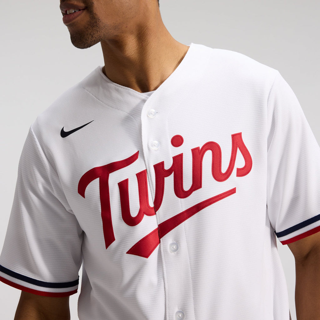 Men's Minnesota Twins  Nike White Home Replica Team Jersey