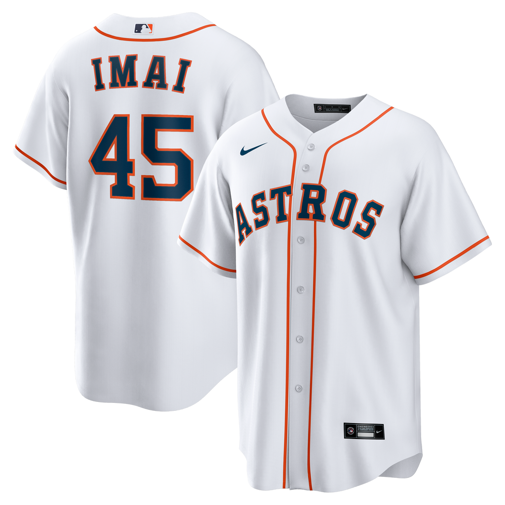 Men's Houston Astros Tatsuya Imai Nike White Home Replica Jersey