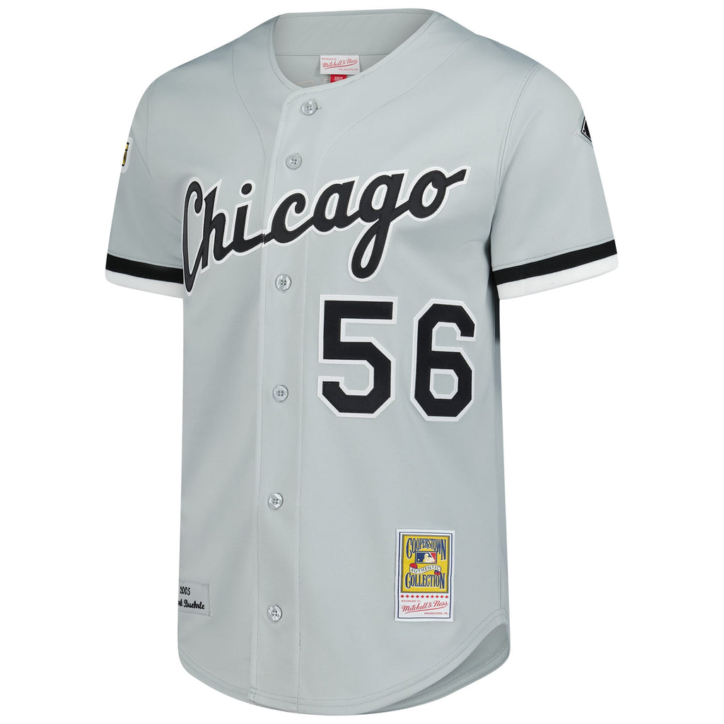 Men's Chicago White Sox Mark Buehrle Mitchell & Ness Gray 2005 Throwback Authentic Jersey