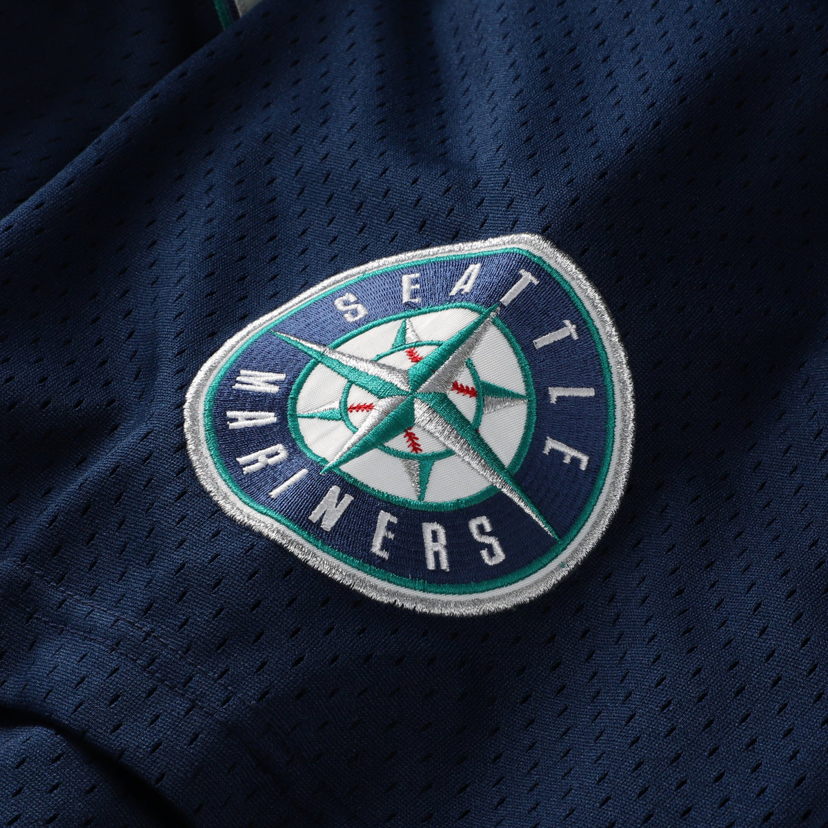 Men's Seattle Mariners Mitchell & Ness Navy Big & Tall Cooperstown Collection Mesh Batting Practice Jersey