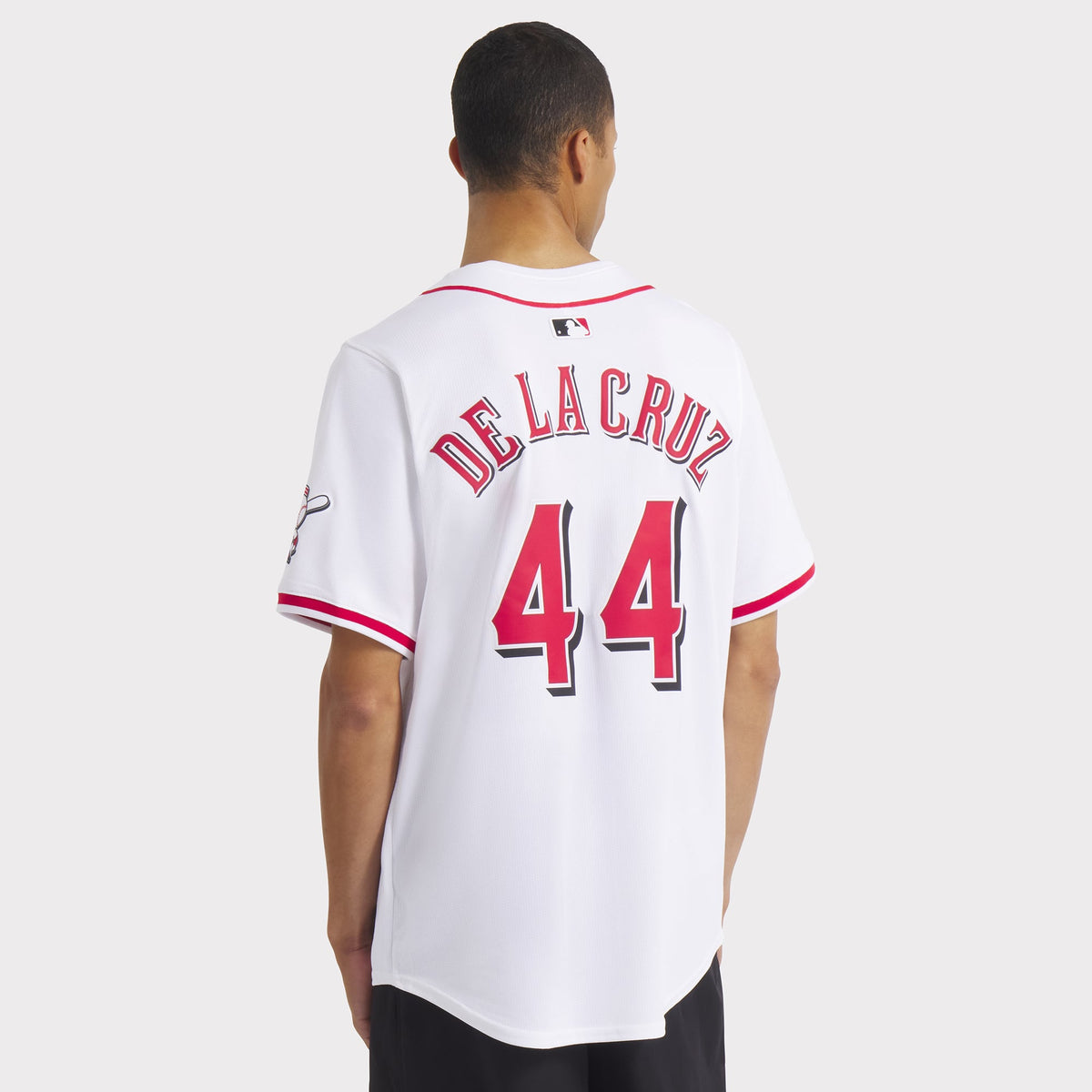 Men's Cincinnati Reds Elly De La Cruz Nike Gray Road Limited Player Jersey