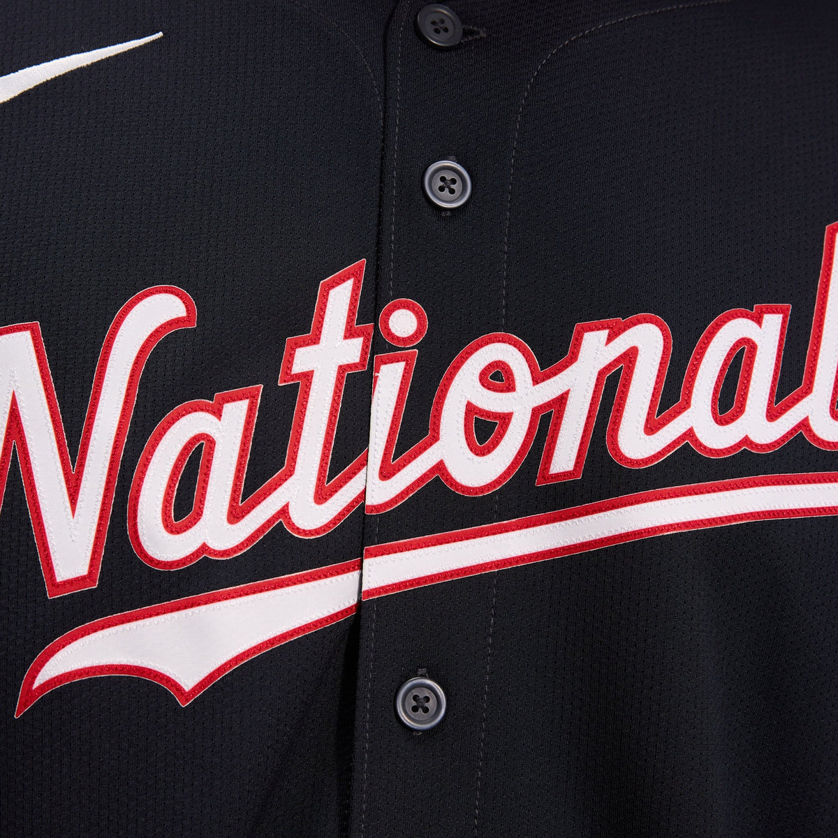 Men's Washington Nationals James Wood Nike Navy Alternate Limited Player Jersey