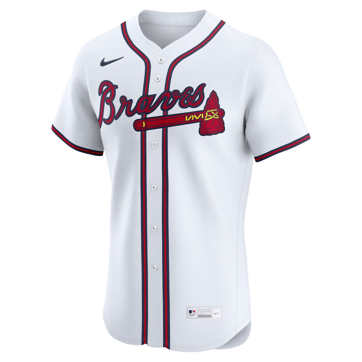 Men's Atlanta Braves Ronald Acuña Jr. Nike Navy Alternate Elite Jersey