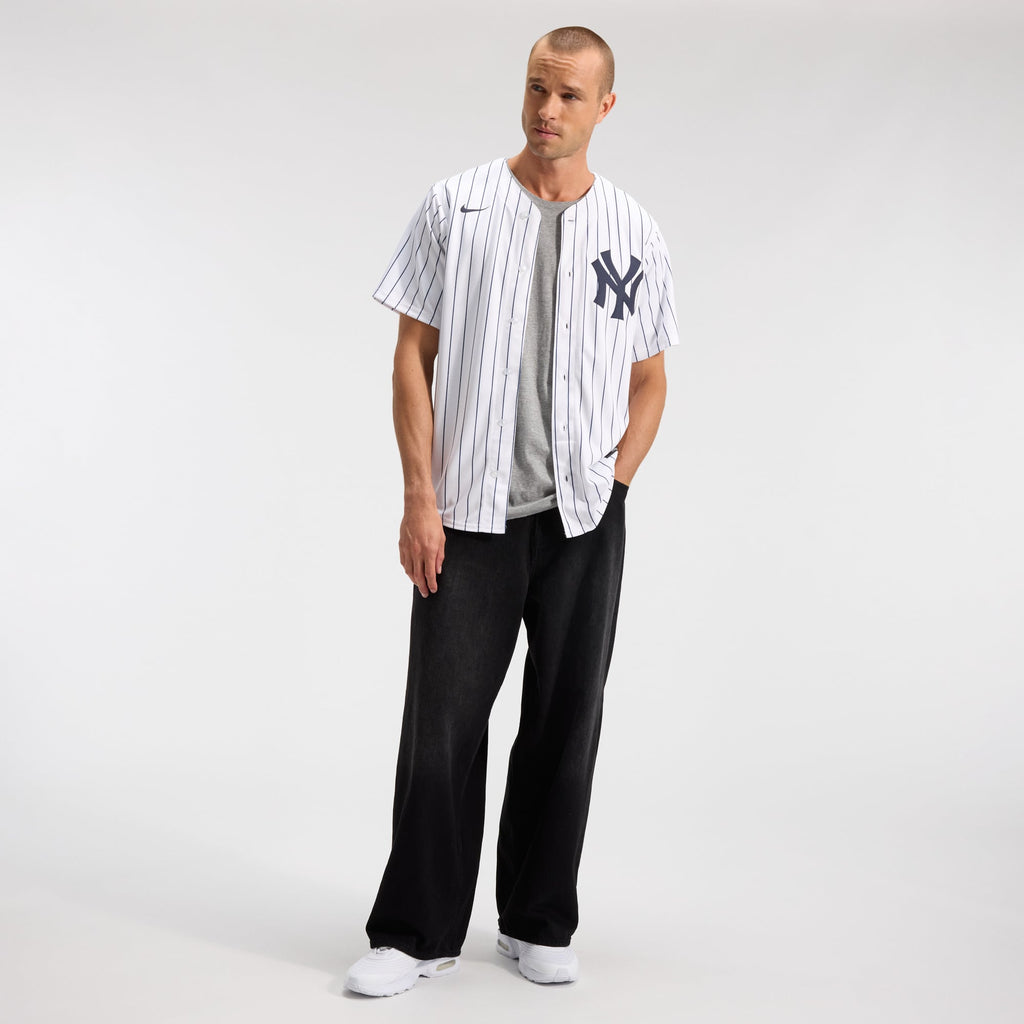 Men's New York Yankees Nike White Home Replica Team Jersey