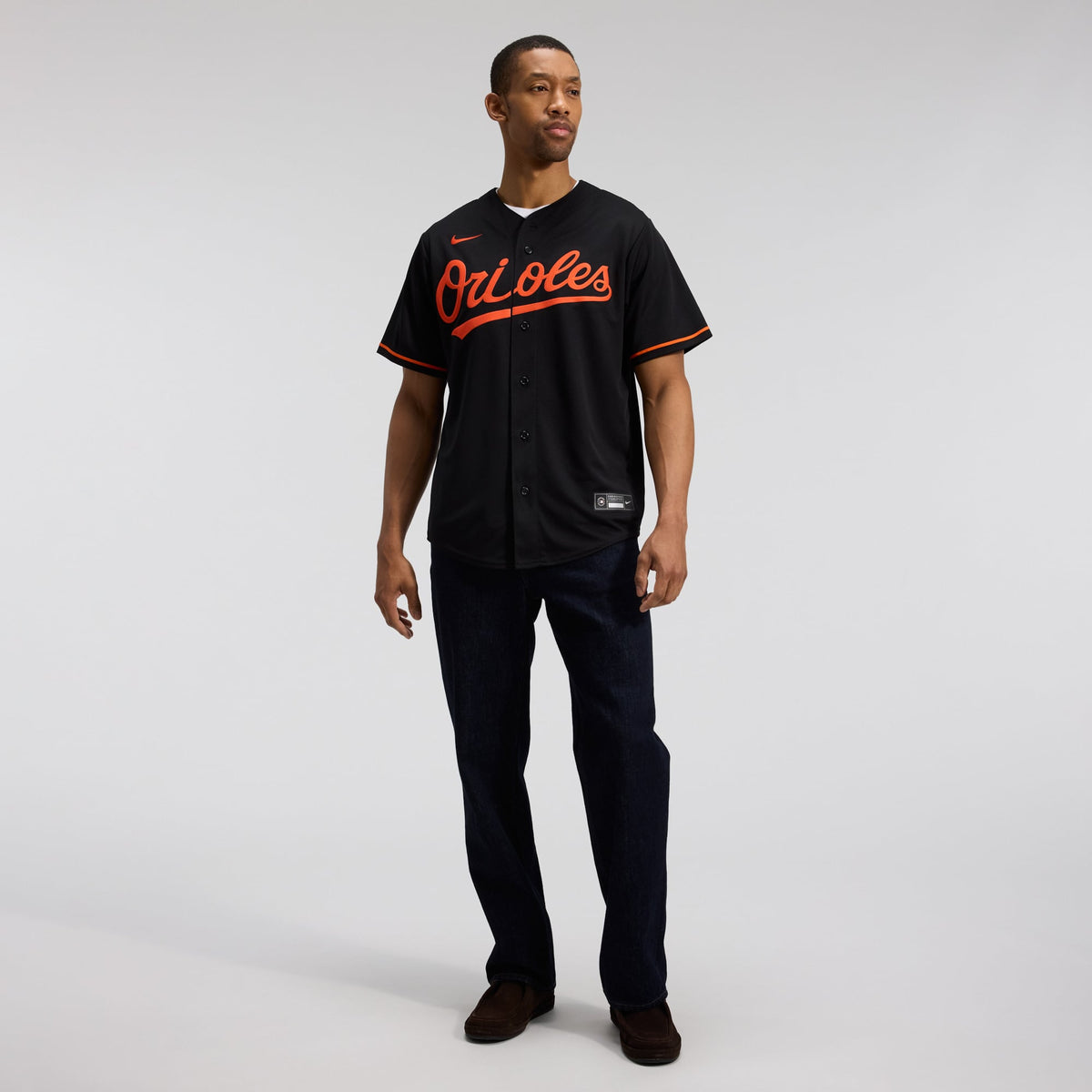 Men's Baltimore Orioles Nike Black Alternate Replica Team Jersey