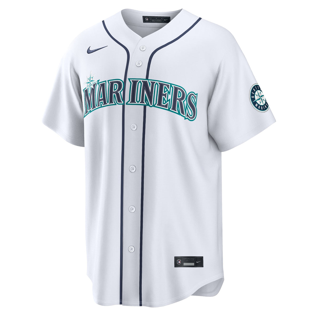 Men's Seattle Mariners Nike White Home Stadium Custom Jersey