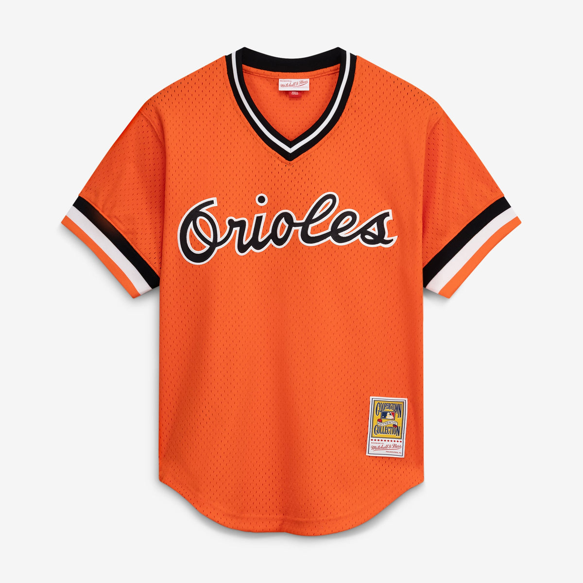 Men's Baltimore Orioles Cal Ripken Jr. Mitchell & Ness White Authentic Batting Practice Jersey