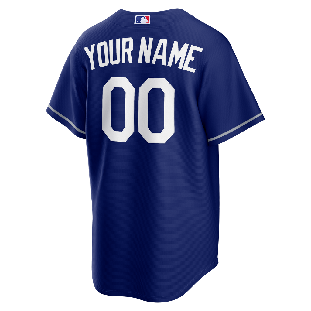 Men's Los Angeles Dodgers Nike Royal Alternate Replica Custom Jersey