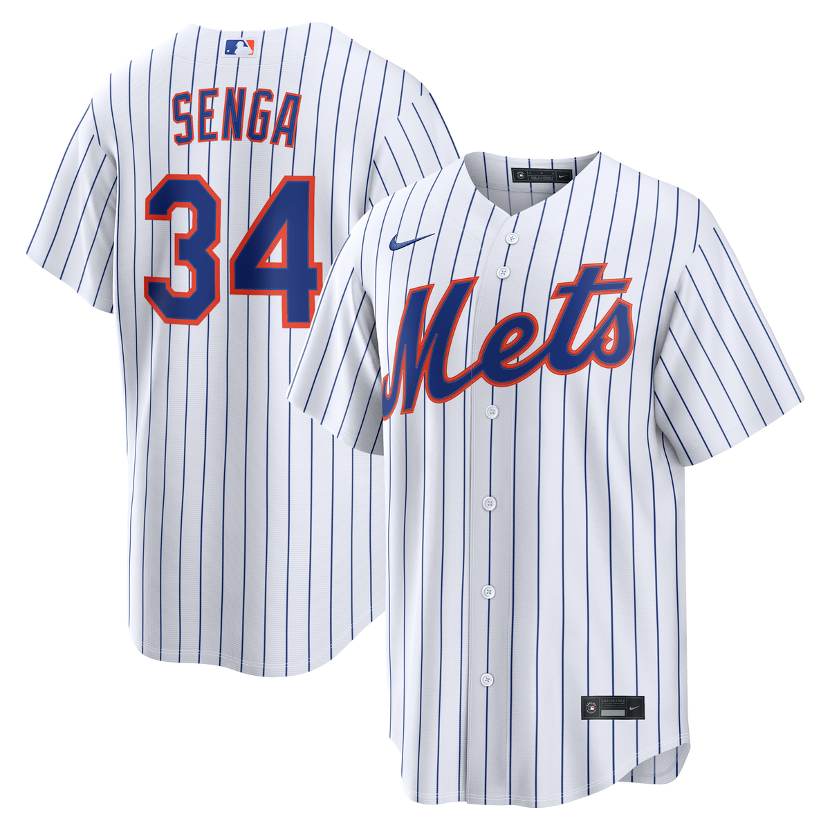 Men's New York Mets Kodai Senga Nike White Home Replica Jersey