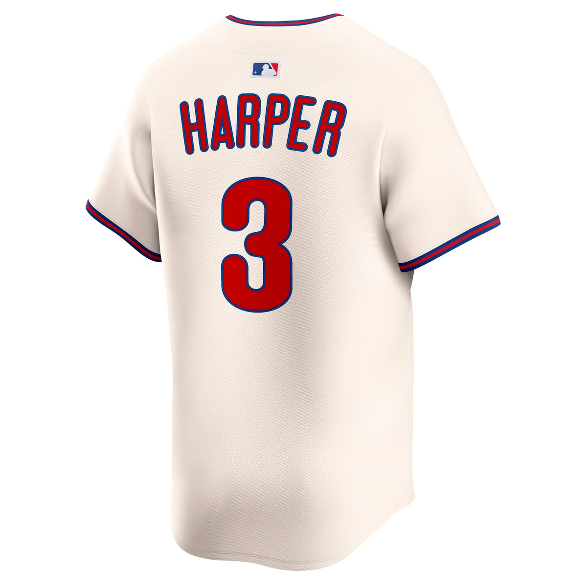 Men's Philadelphia Phillies Bryce Harper Nike Cream Alternate Limited Jersey