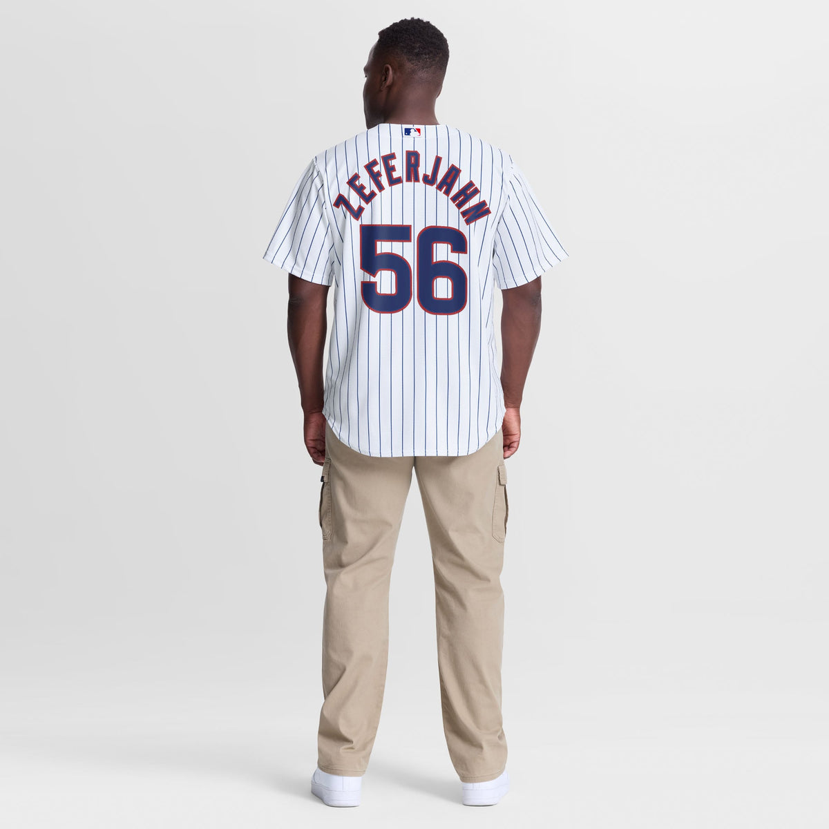 Men's Chicago Cubs Ryan Zeferjahn Nike White Home Replica Jersey