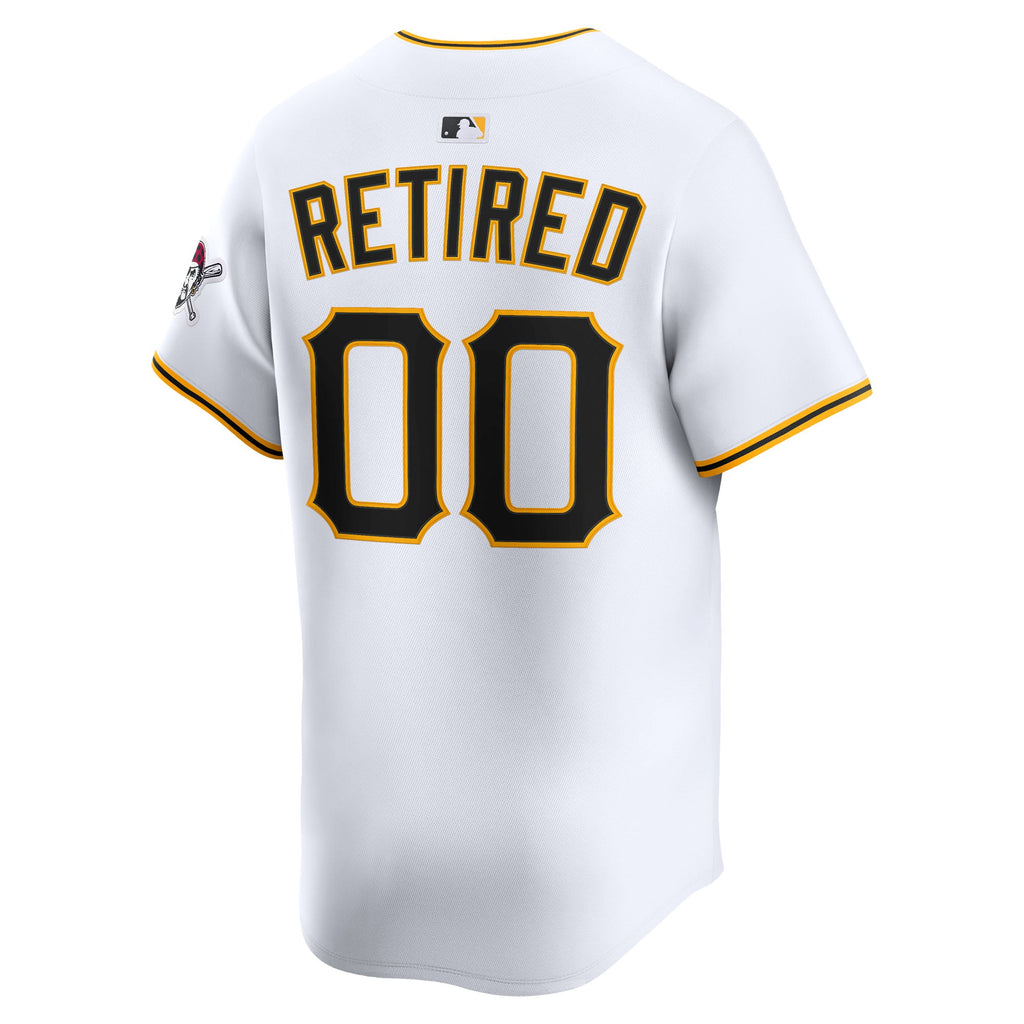 Men's Pittsburgh Pirates Nike White Home Limited Pick-A-Player Retired Roster Jersey
