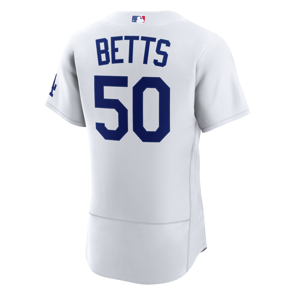 Men's Los Angeles Dodgers Mookie Betts Nike White Home Authentic Jersey