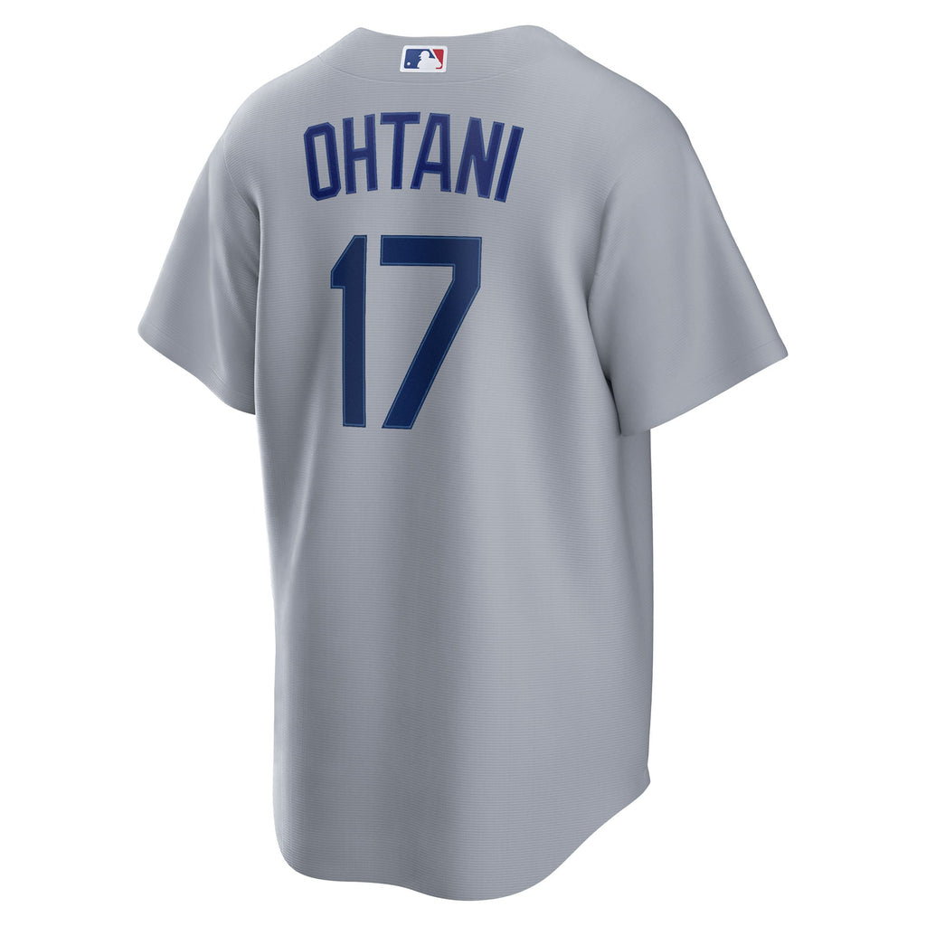 Men's Los Angeles Dodgers Shohei Ohtani Nike Gray Road Replica Jersey