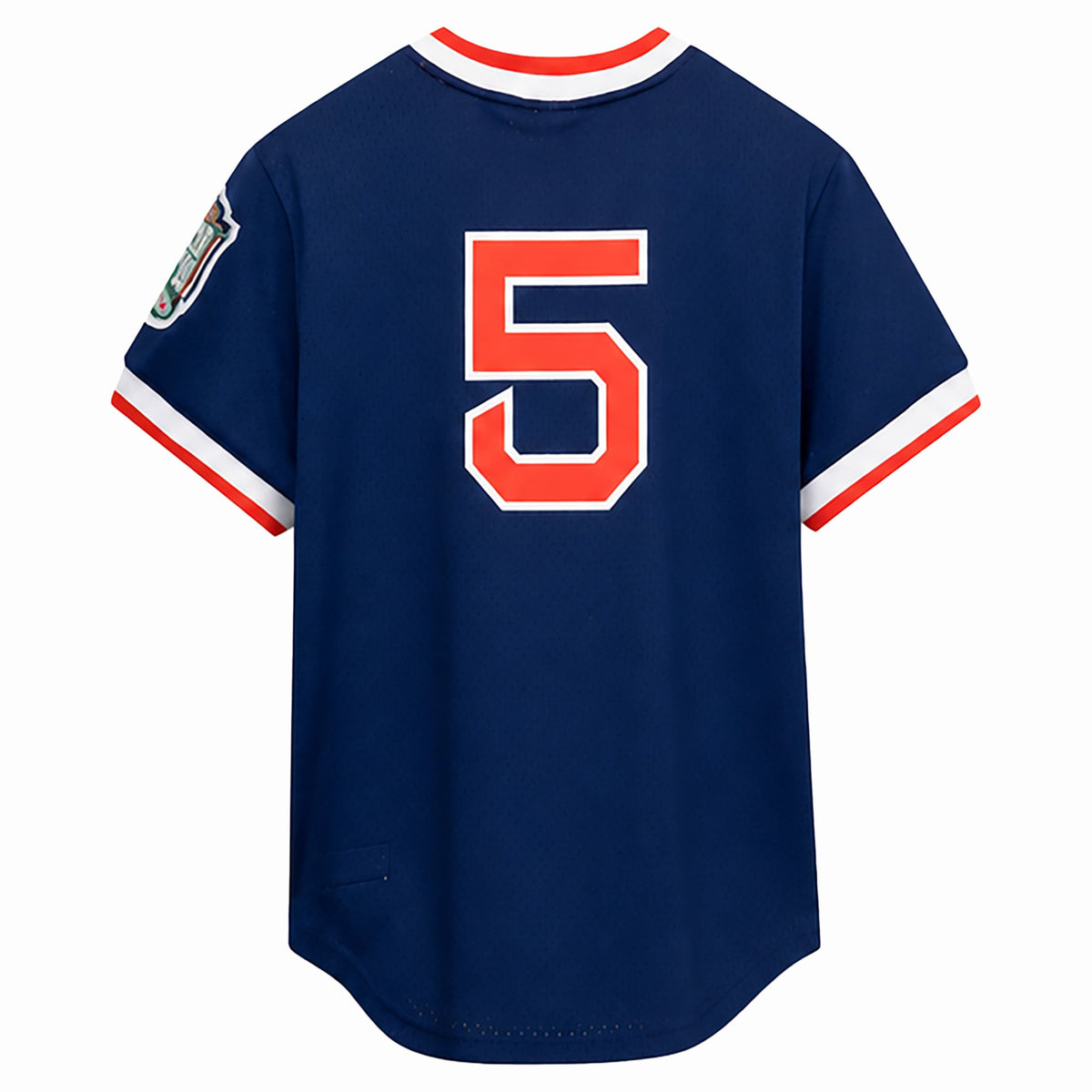 Men's Boston Red Sox Nomar Garciaparra Mitchell & Ness Navy Big & Tall Cooperstown Mesh Batting Practice Jersey