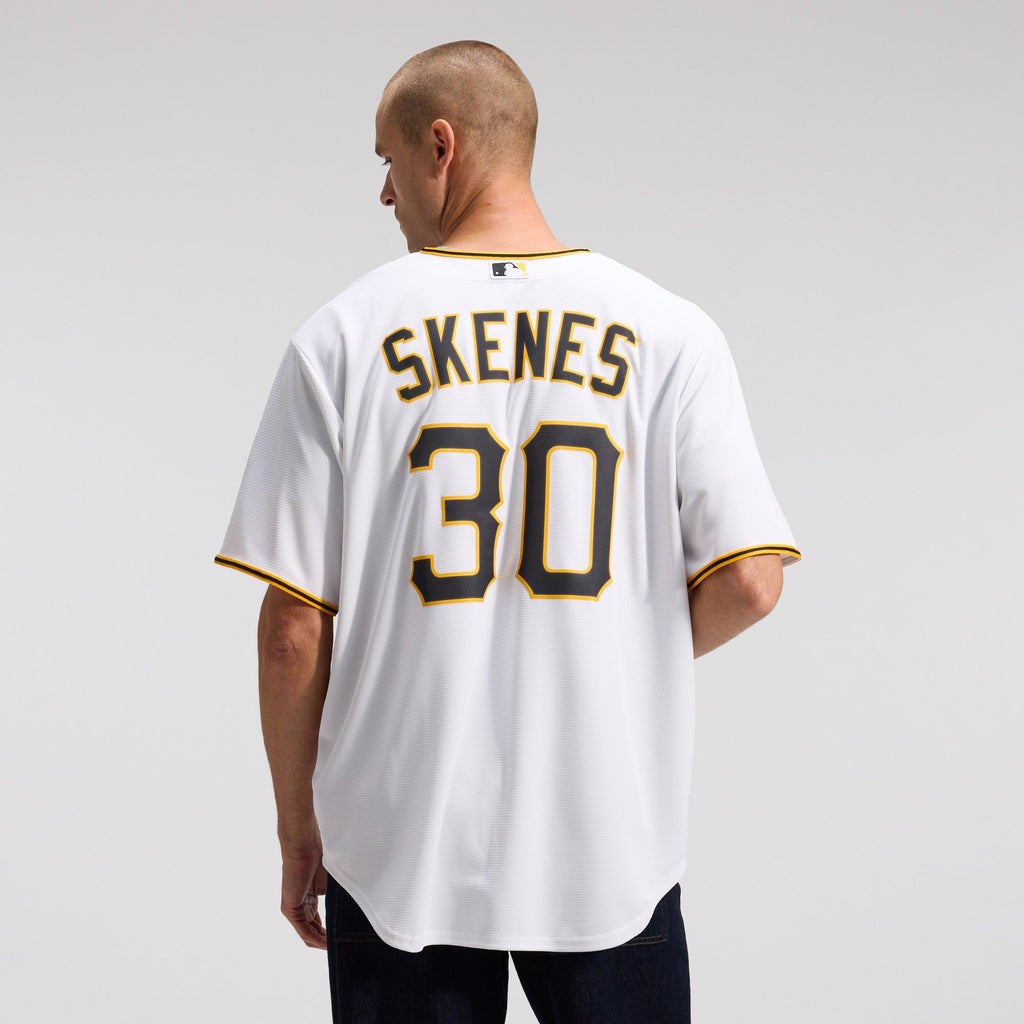 Men's Pittsburgh Pirates Paul Skenes Nike White Home Replica Player Jersey