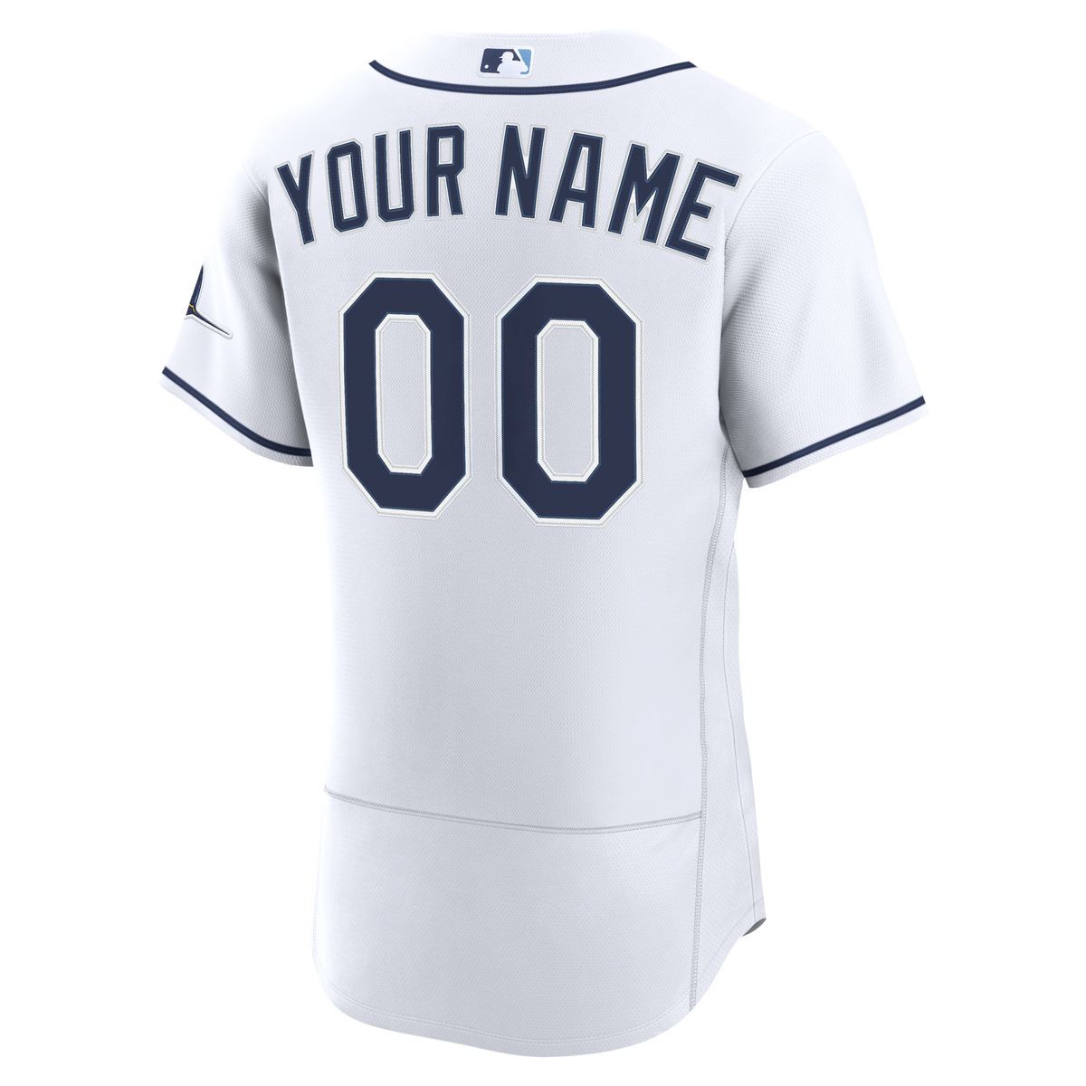 Men's Tampa Bay Rays Nike White Home Authentic Custom Jersey