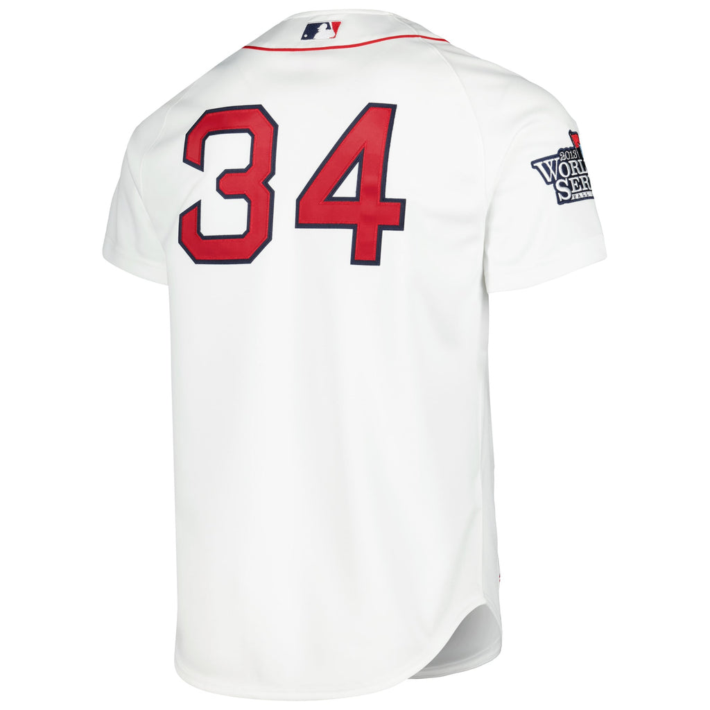 Men's Boston Red Sox David Ortiz Mitchell & Ness White Cooperstown Collection Authentic Jersey