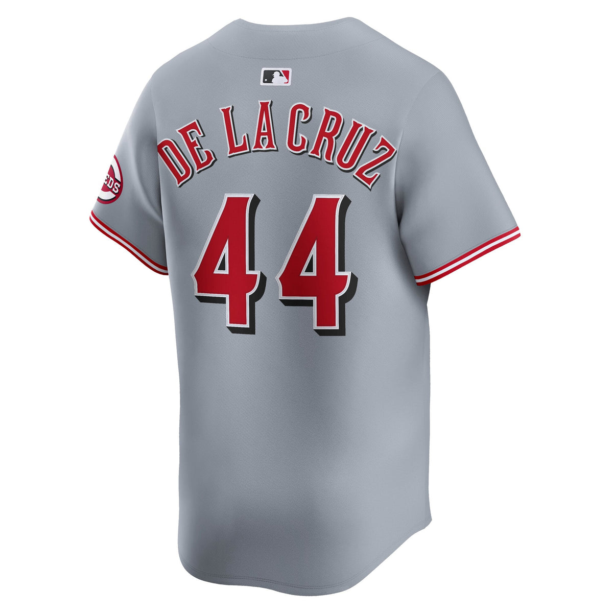 Men's Cincinnati Reds Elly De La Cruz Nike Gray Road Limited Player Jersey
