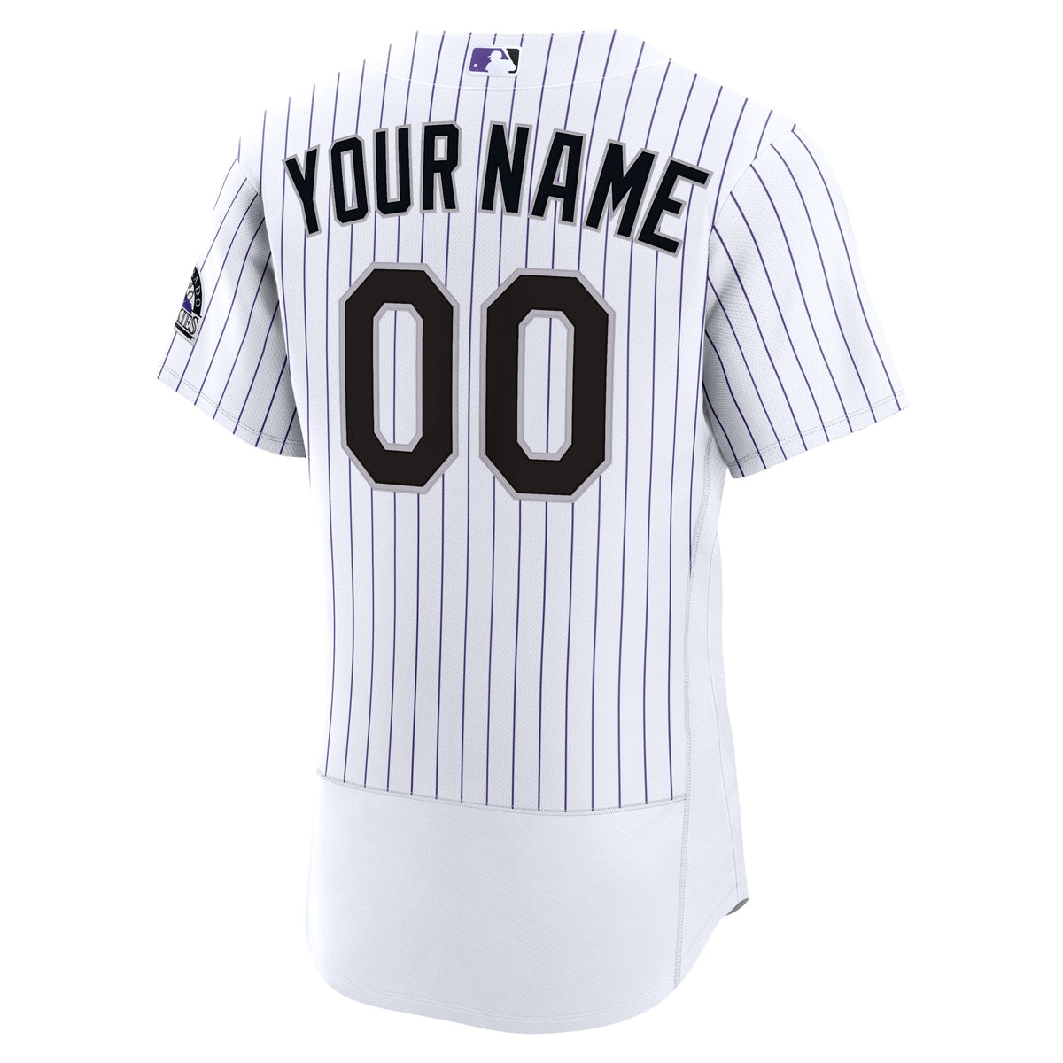 Men's Colorado Rockies Nike White Home Authentic Custom Jersey
