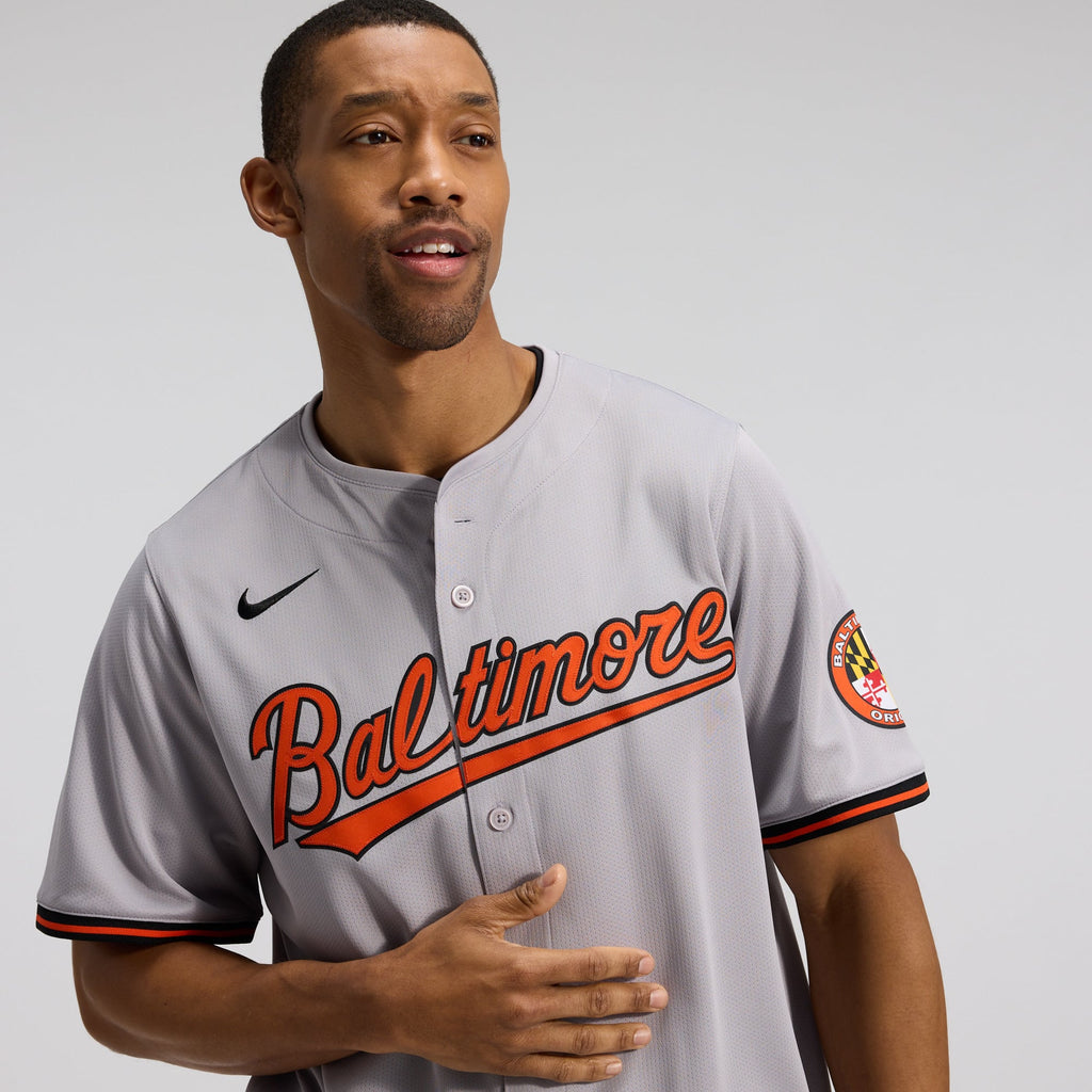 Men's Baltimore Orioles Nike Gray Road Limited Jersey