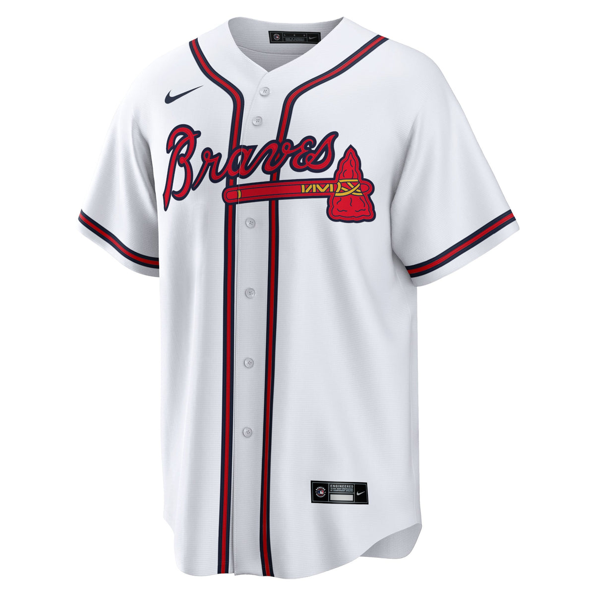 Men's Atlanta Braves Spencer Strider Nike White Replica Player Jersey