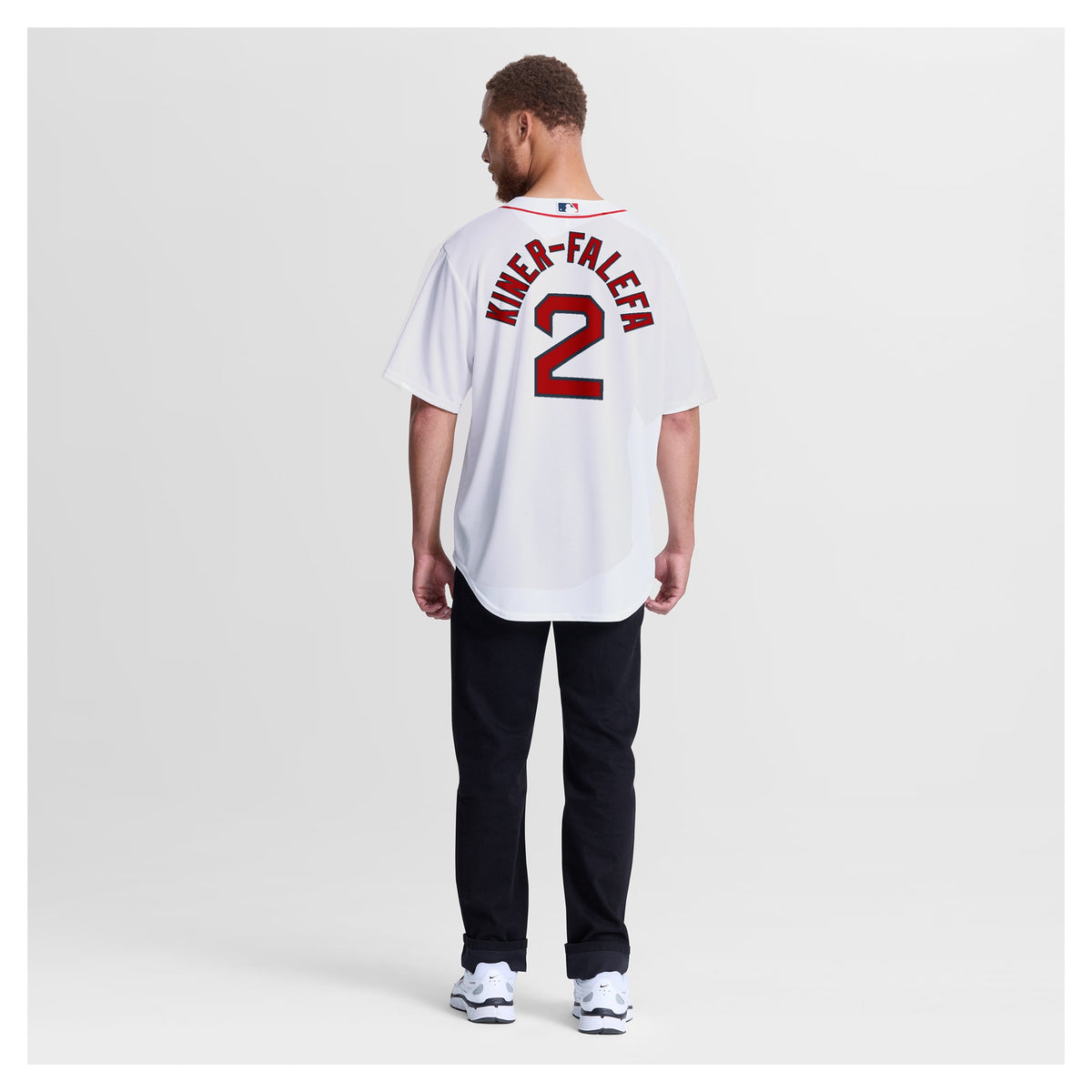 Men's Boston Red Sox Isiah Kiner-Falefa Nike White Home Replica Jersey