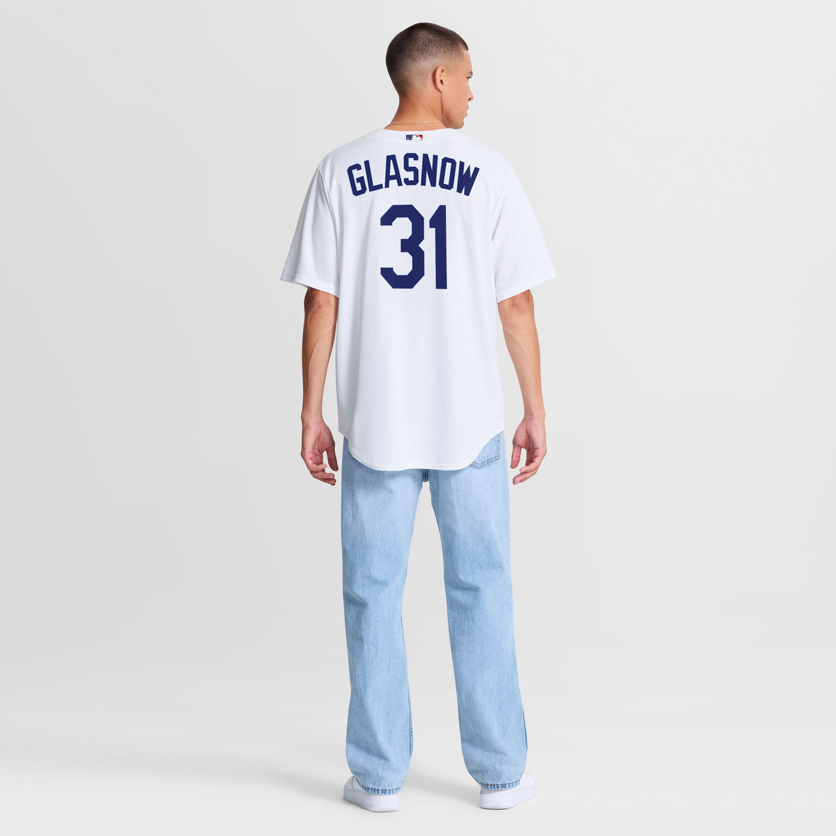Men's Los Angeles Dodgers Tyler Glasnow Nike White Home Replica Jersey