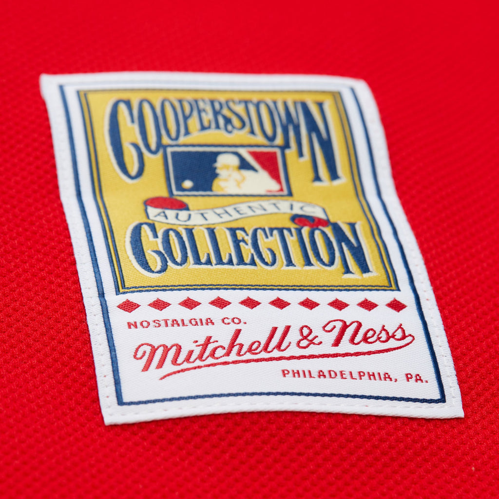 Men's Philadelphia Phillies Ryan Howard Mitchell & Ness Red Big & Tall Cooperstown Mesh Batting Practice Jersey