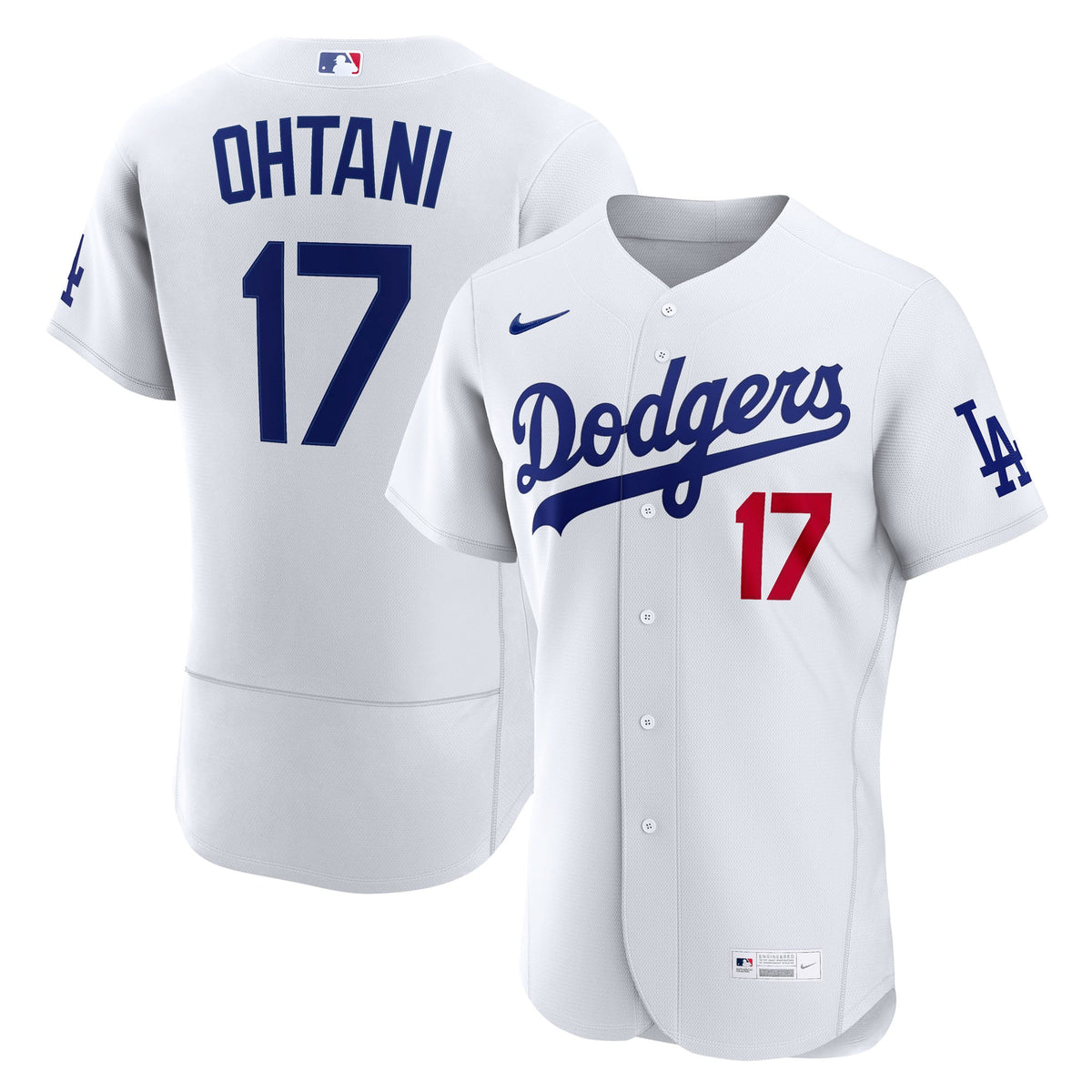 Men's Los Angeles Dodgers Shohei Ohtani Nike White Home Authentic Jersey