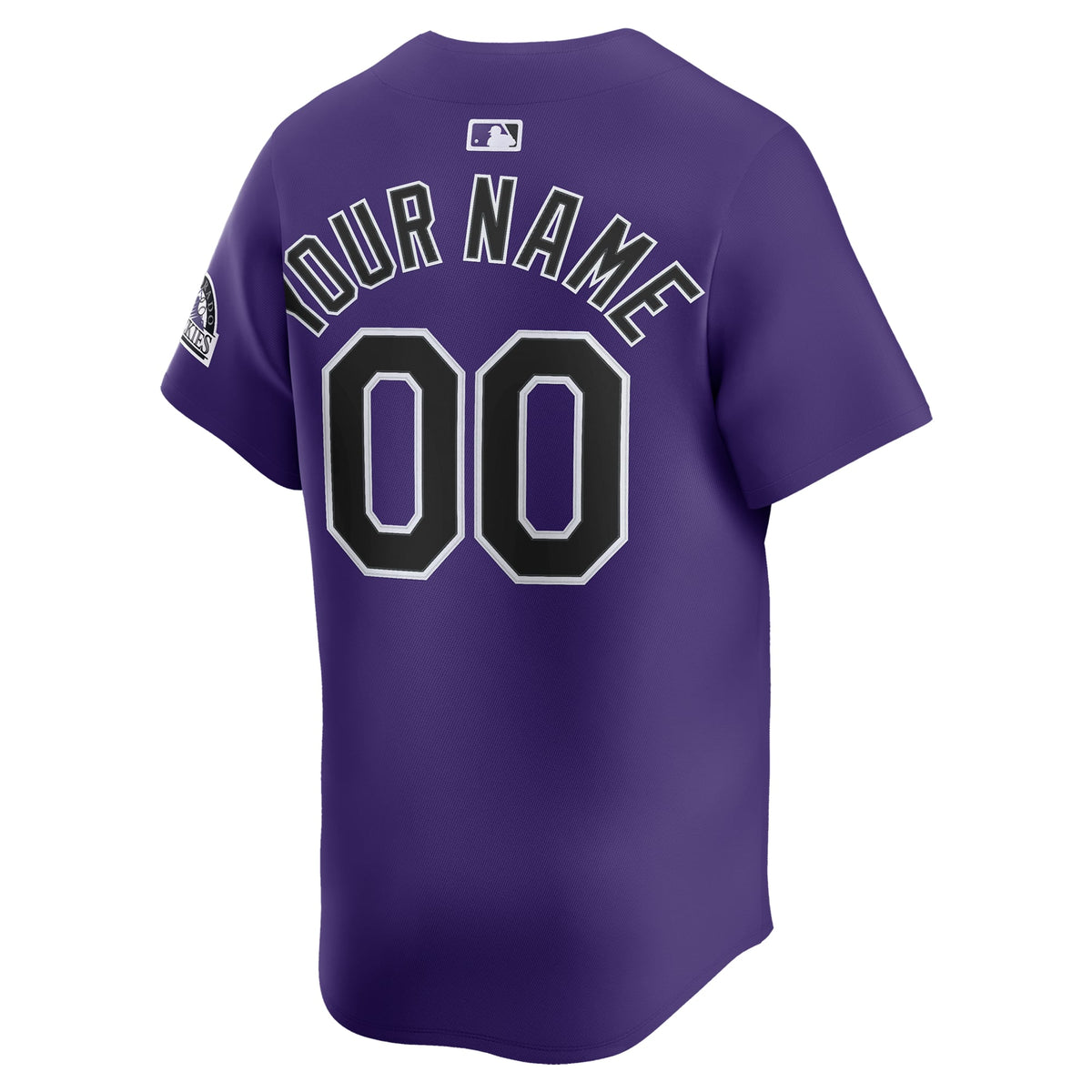 Men's Colorado Rockies Nike Purple Alternate Limited Custom Jersey