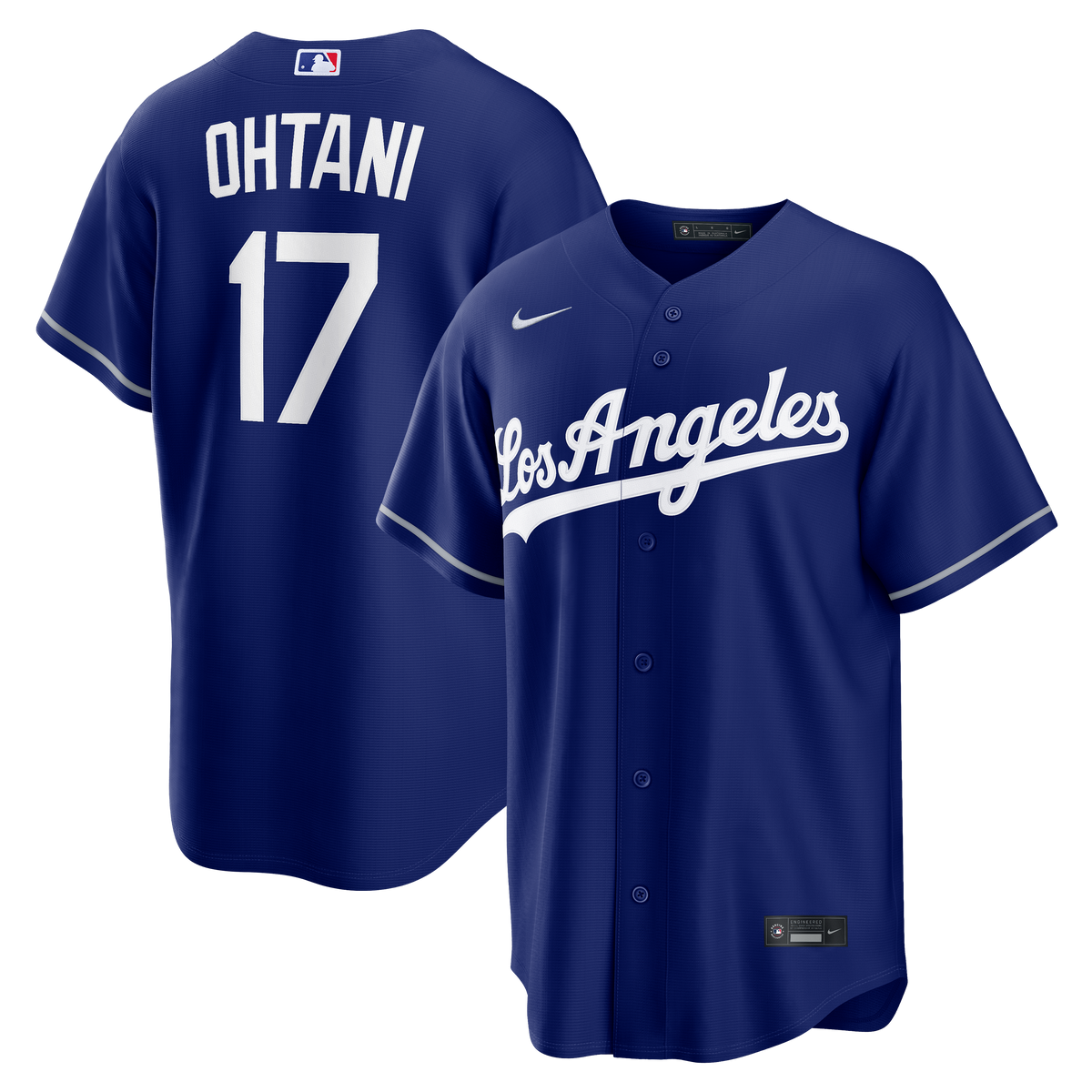 Men's Los Angeles Dodgers Shohei Ohtani Nike Gray Road Replica Jersey