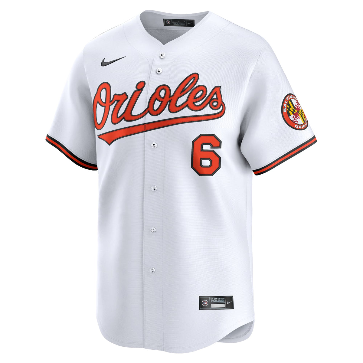 Men's Baltimore Orioles Ryan Mountcastle Nike White Home Limited Player Jersey