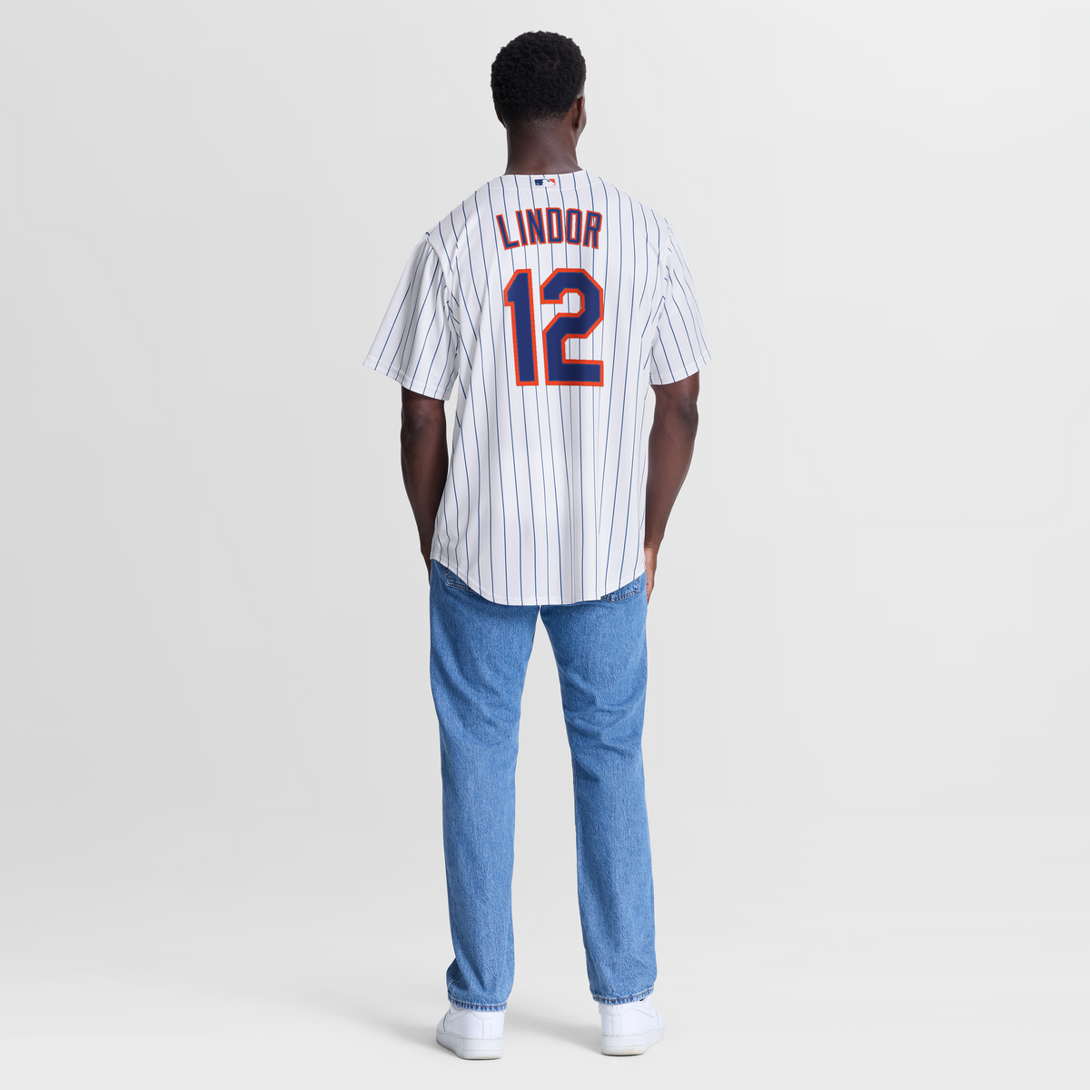 Men's New York Mets Francisco Lindor Nike Black Alternate Replica Jersey
