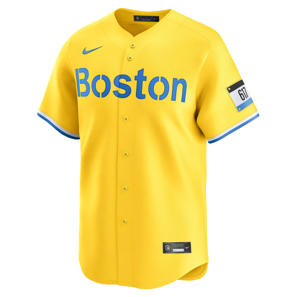 Men's Boston Red Sox David Ortiz Nike Yellow Alternate 3 Limited Player Jersey