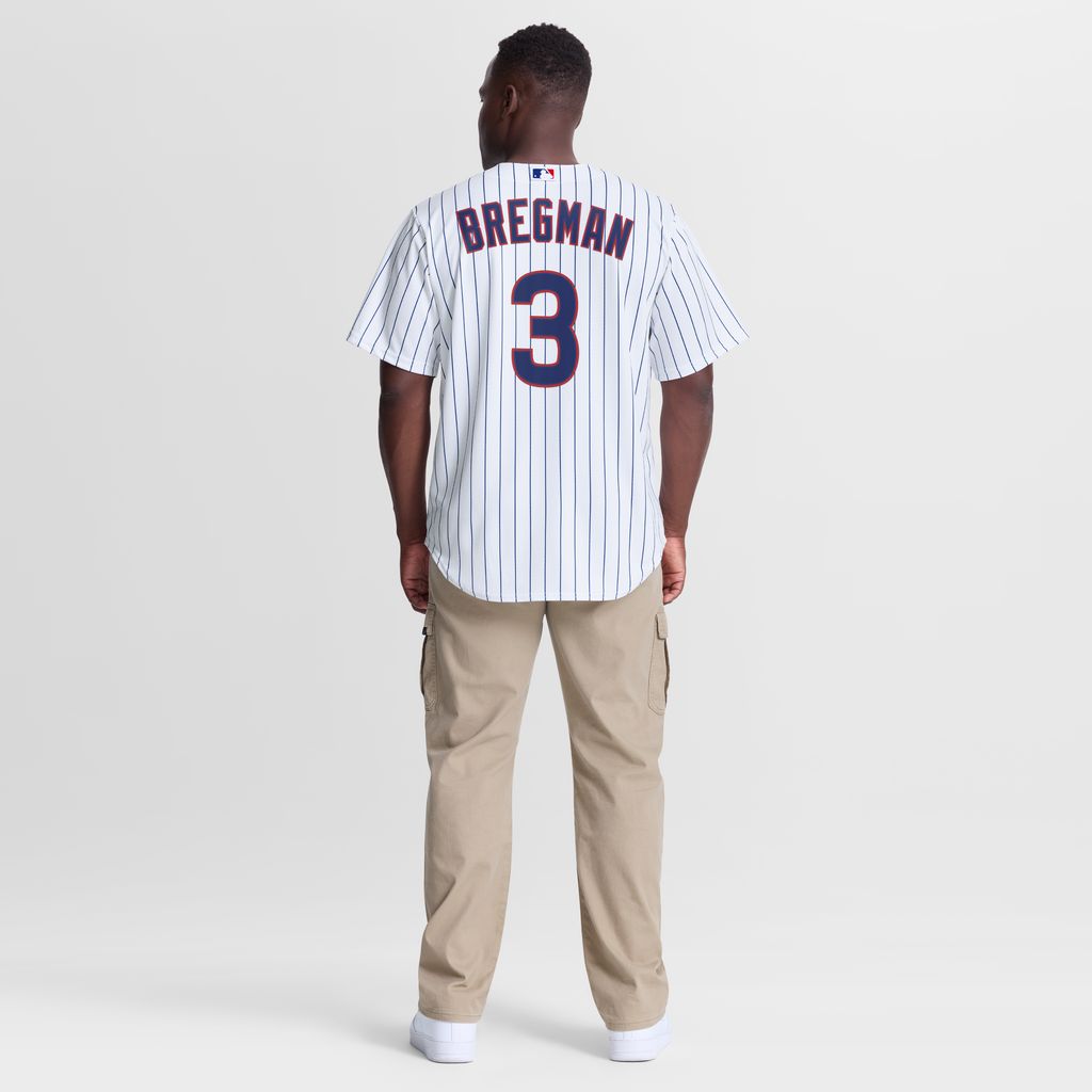 Men's Chicago Cubs Alex Bregman Nike White Home Replica Jersey