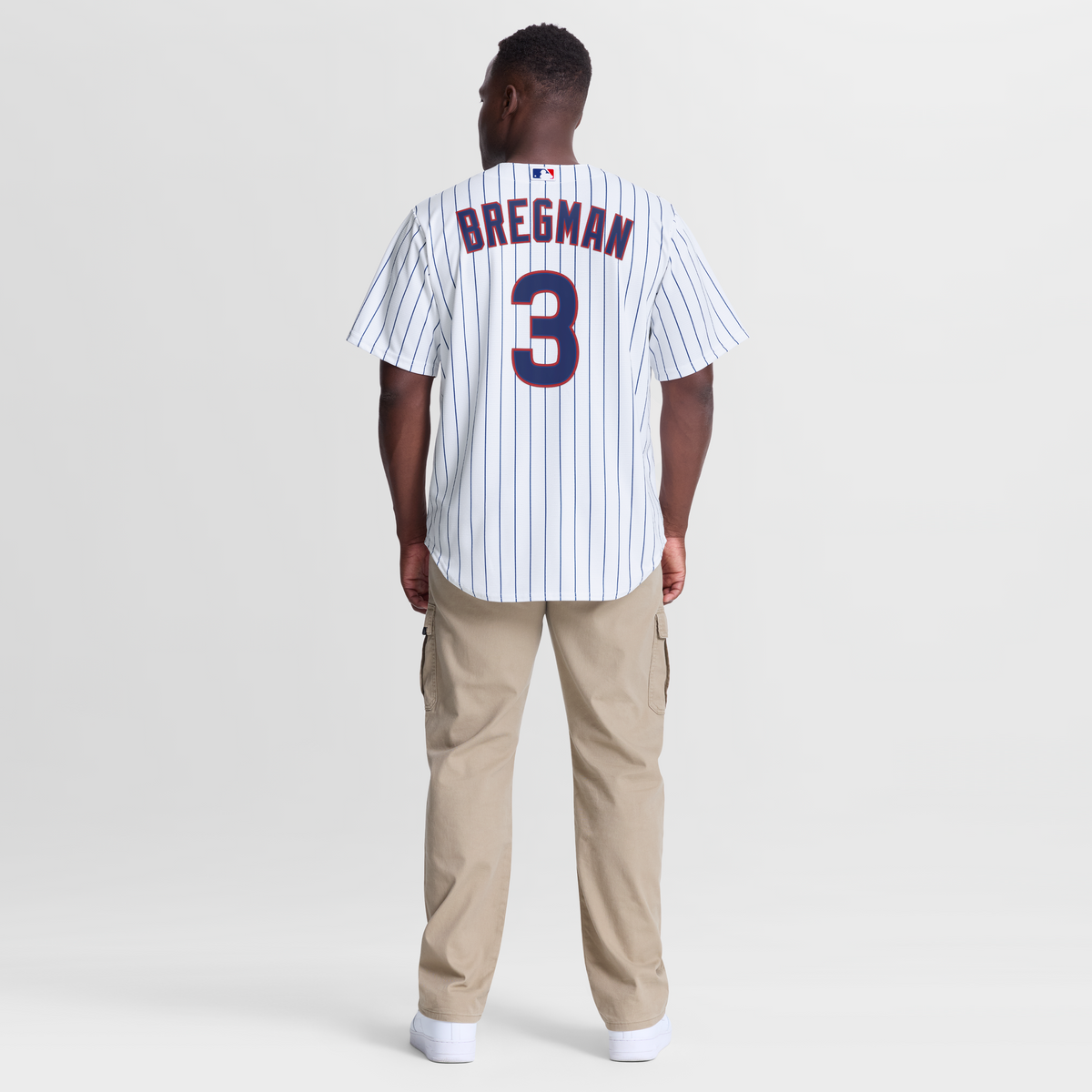 Men's Chicago Cubs Alex Bregman Nike White Home Replica Jersey