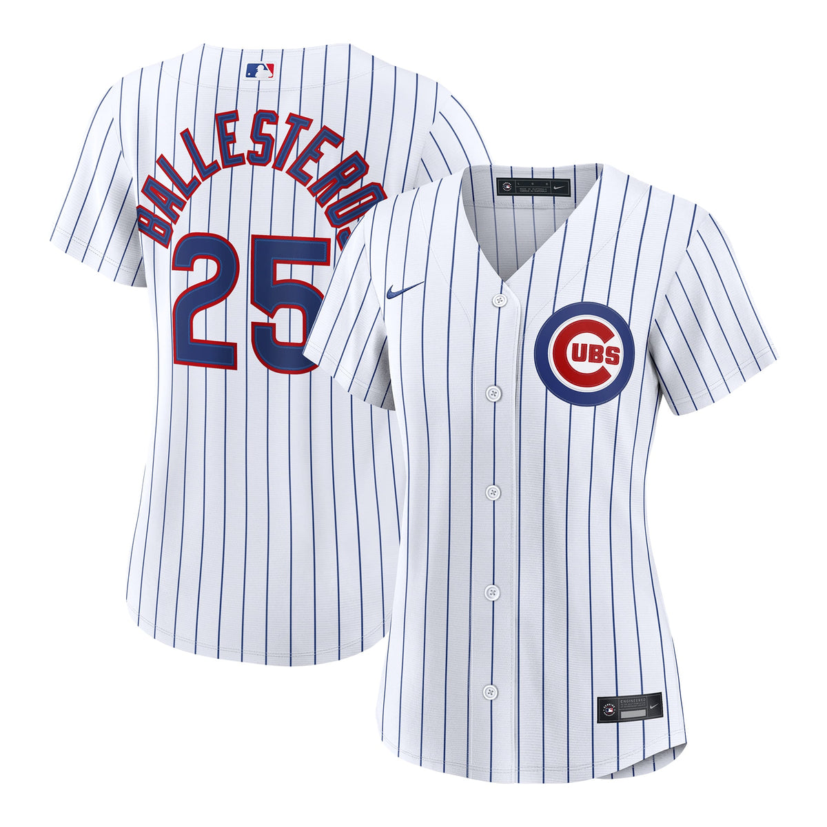 Women's Chicago Cubs Moisés Ballesteros Nike White Home Replica Jersey